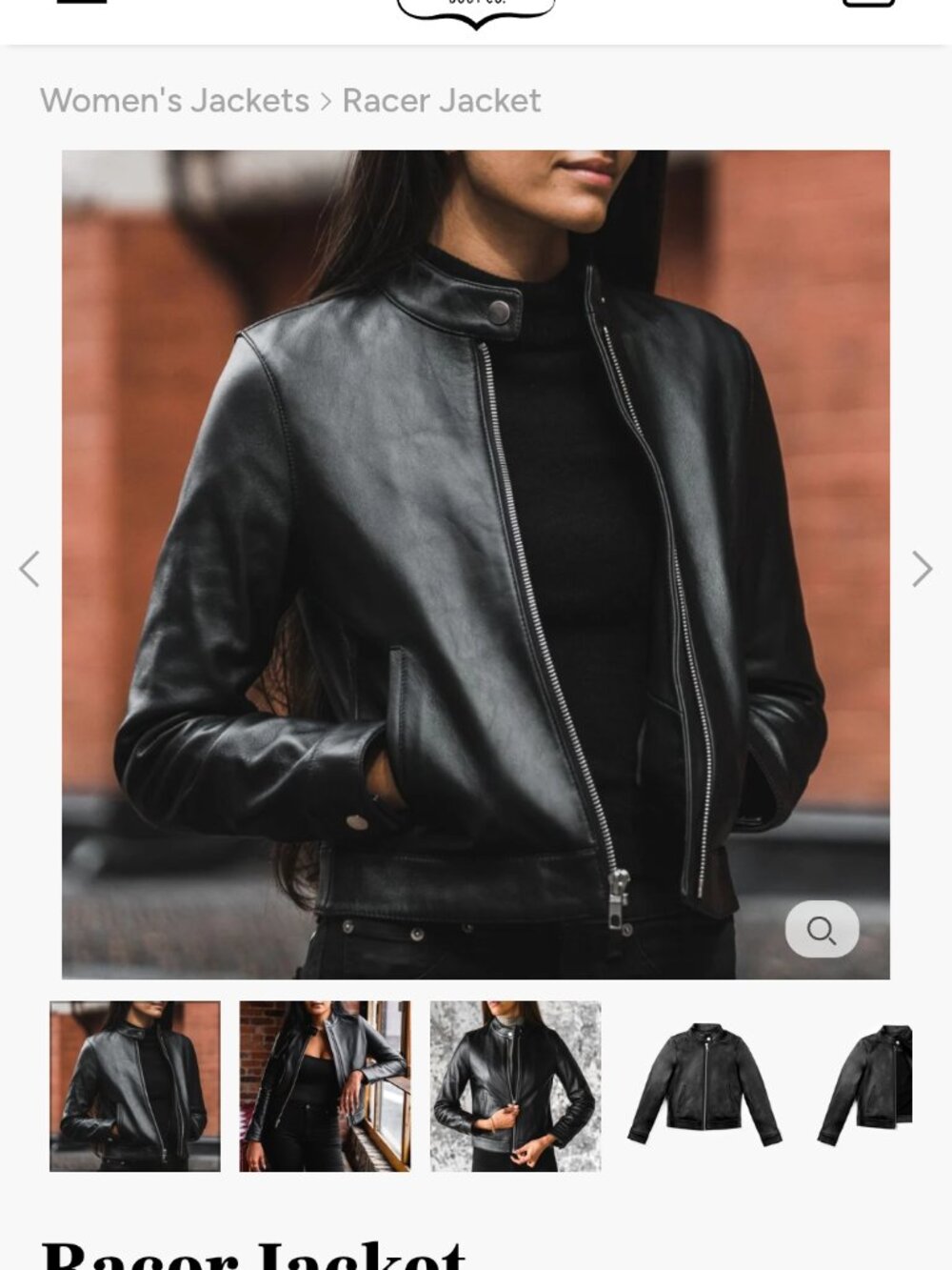 Leather jacket